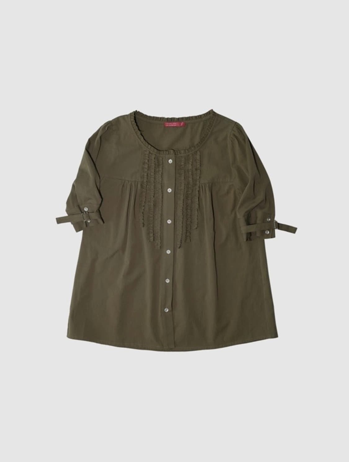 인앤양인하모니 Momo blouse, khaki 상품이미지1