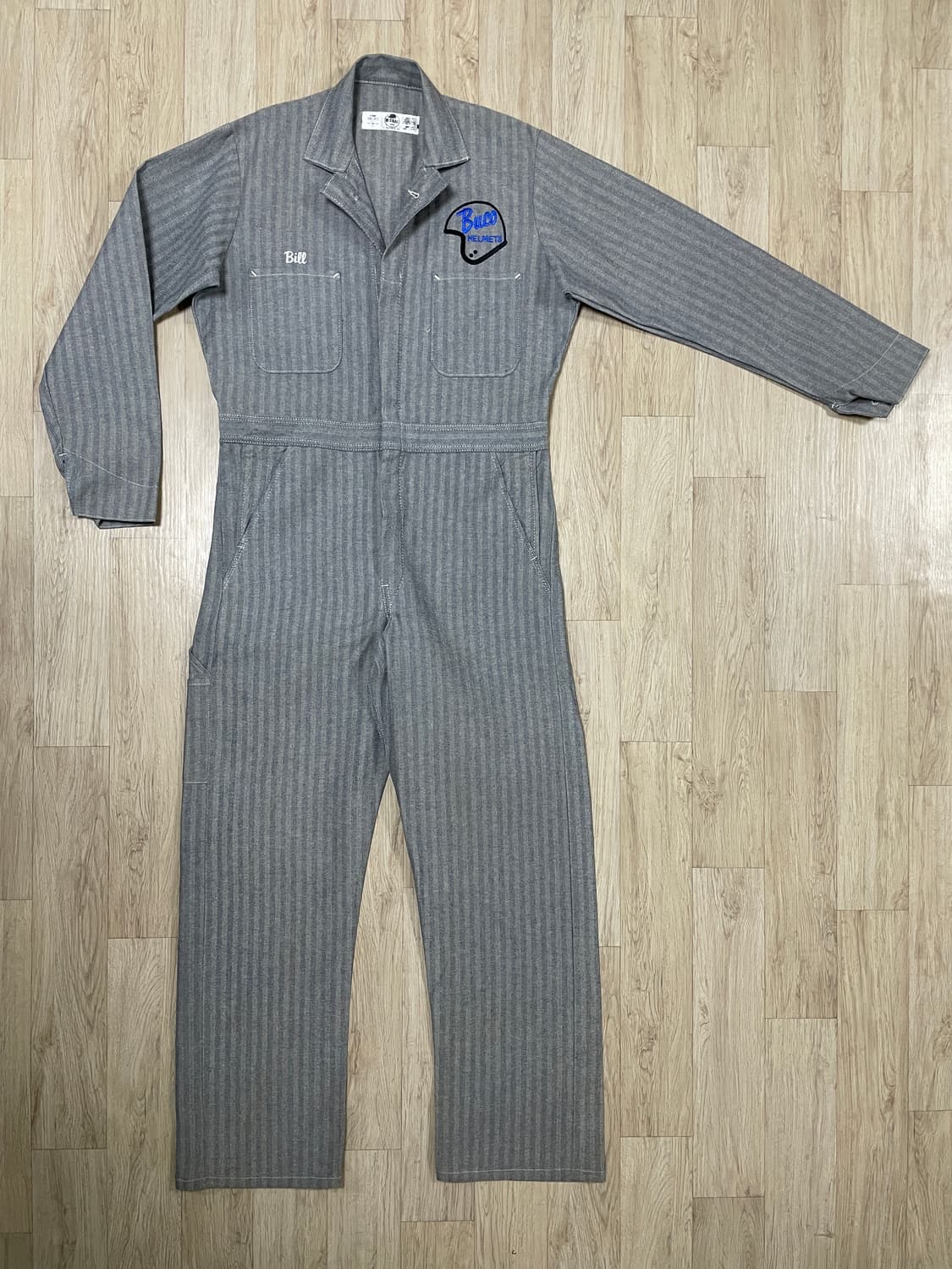 100) 90's 레드캡 부코 헤링본데님 점프수트(데드스탁)RRL&LVC 상품이미지3