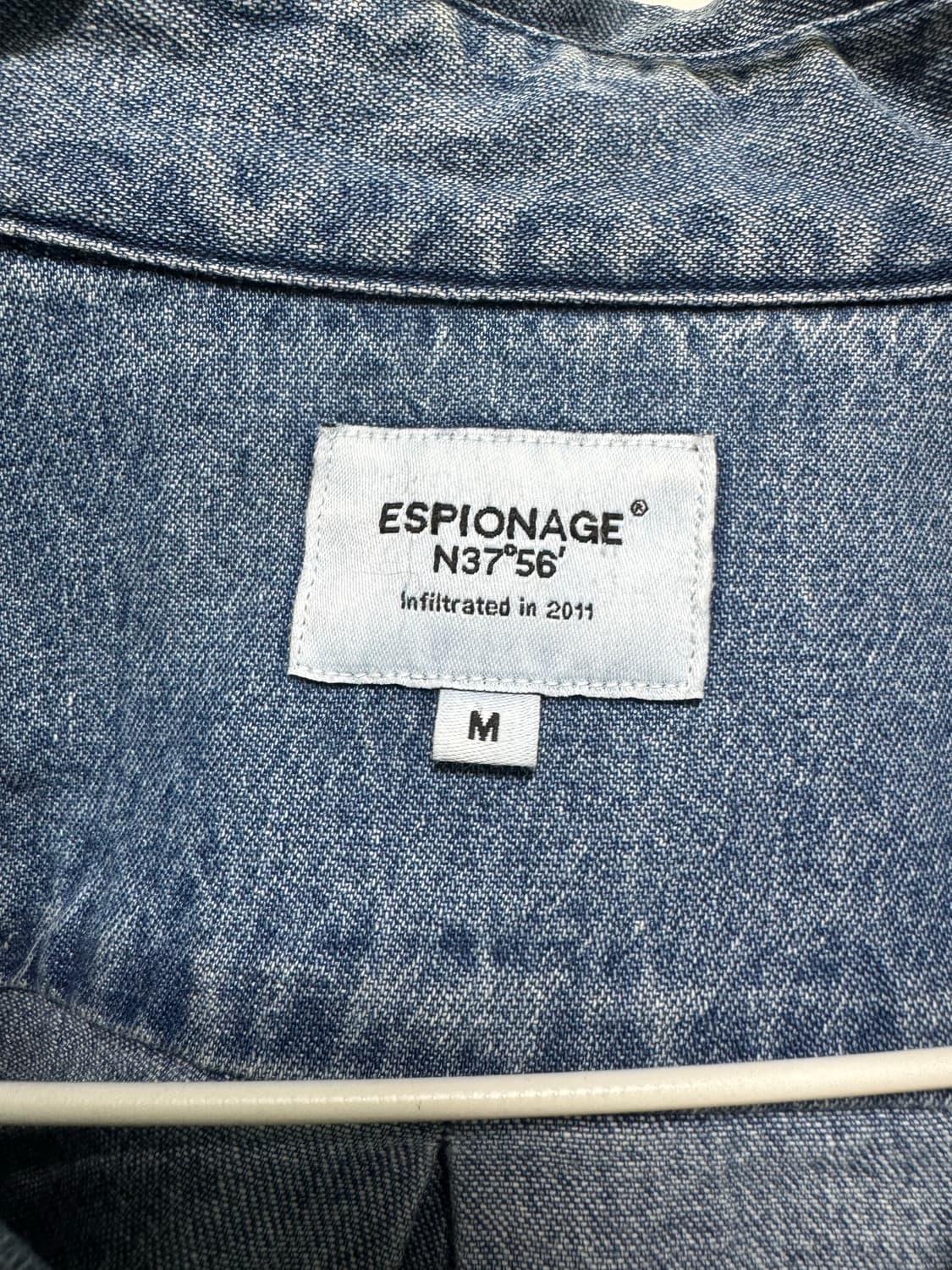 에스피오나지 데님셔츠 M 상품이미지3
