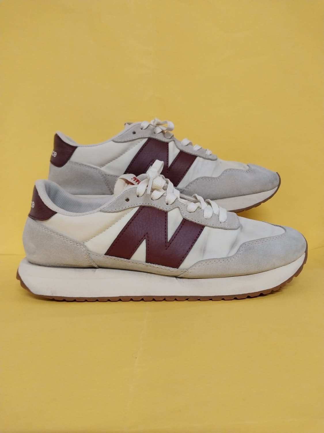 남성 뉴발란스 237 화이트 문빔 운동화 (275) 상품이미지3