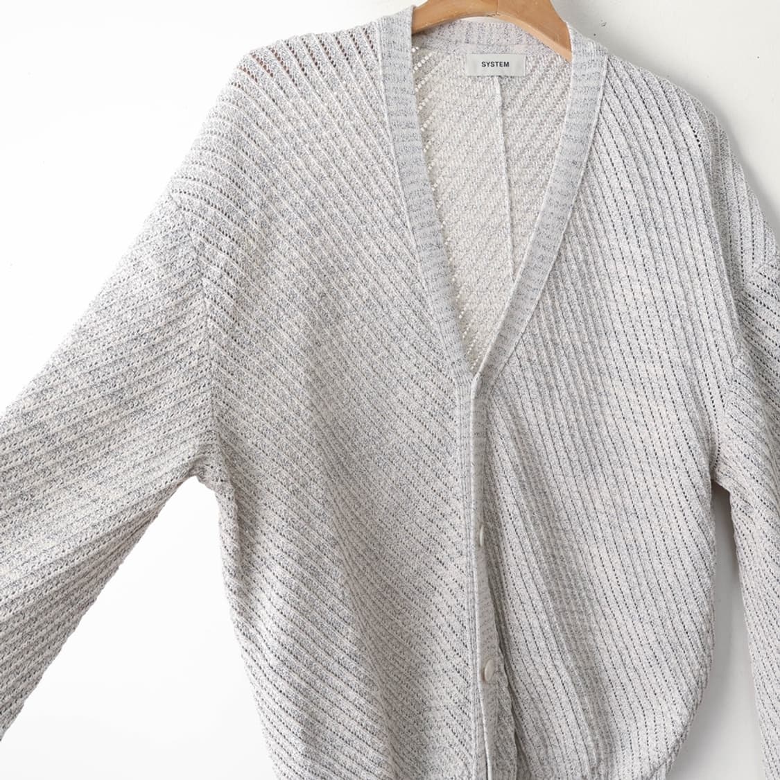 105/시스템 옴므 코튼 가디건  상품이미지6