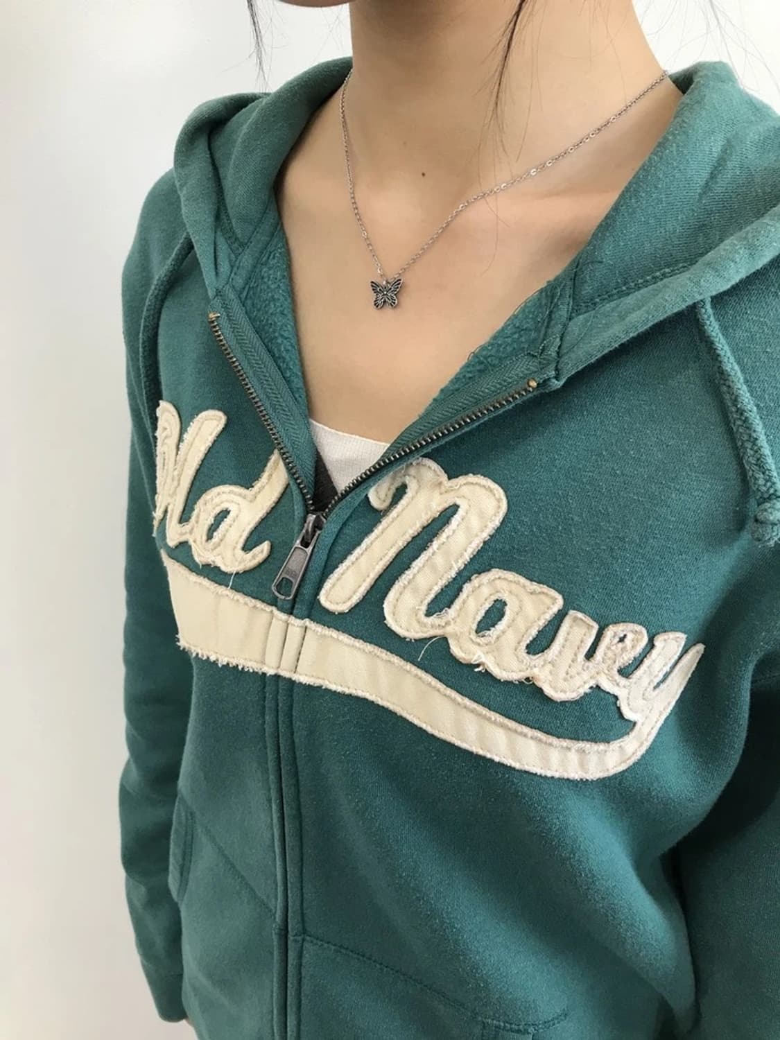 Old Navy Green Zip Hoodie 상품이미지3