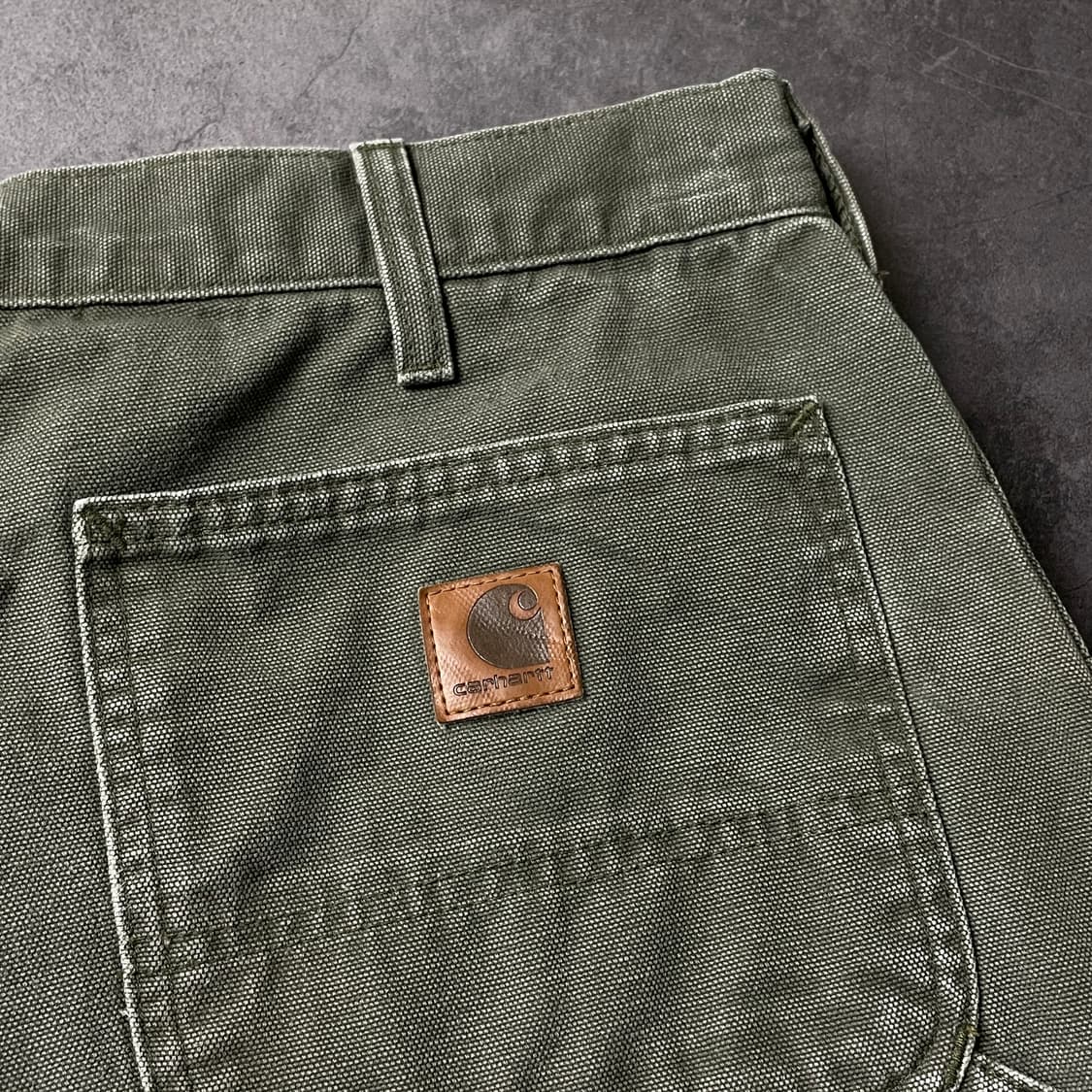 CARHARTT 칼하트 빈티지 카키 카펜터 쇼츠 상품이미지9