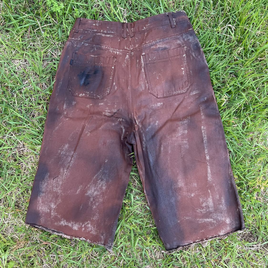 Vintage Rust Coated half pants  상품이미지6