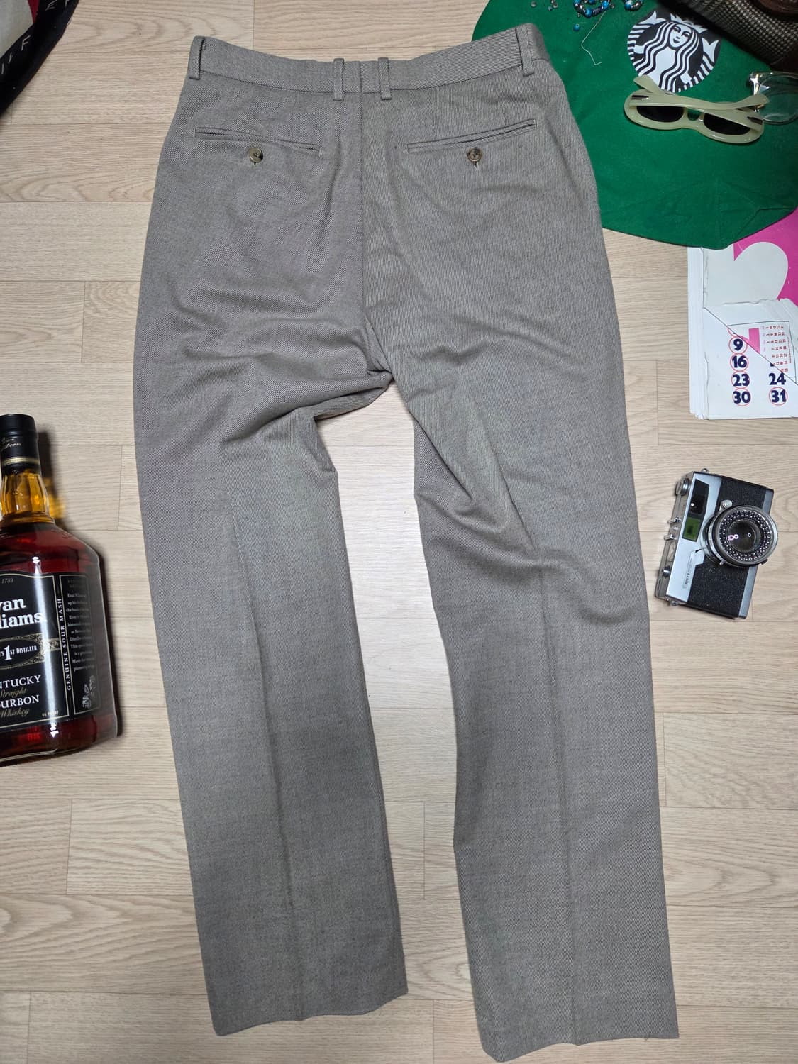 (로로피아나)갤럭시 울 캐시미어 슬랙스 팬츠 수트 정장 바지 상품이미지5