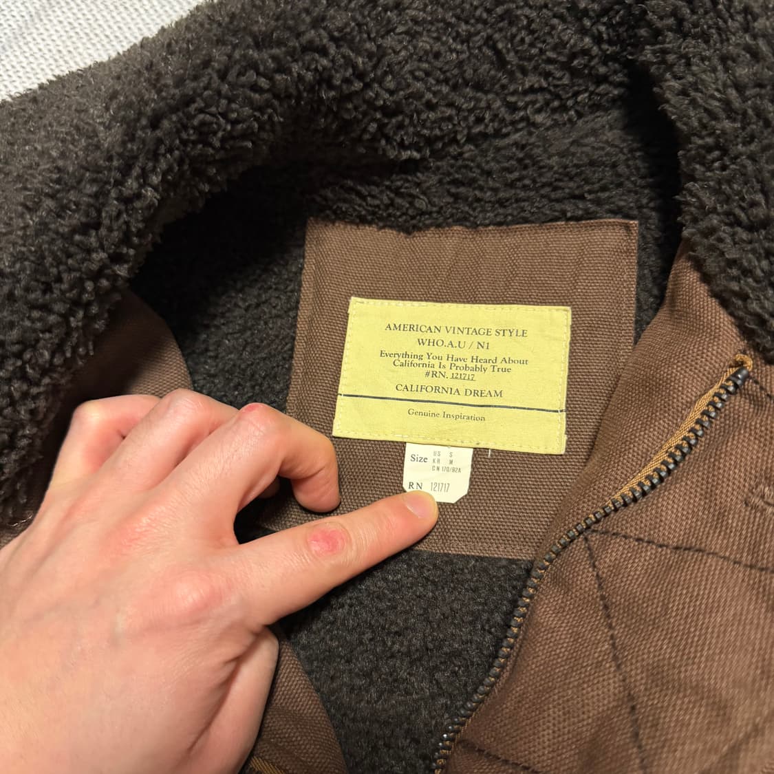 후아유 쉐르파 자켓 상품이미지2