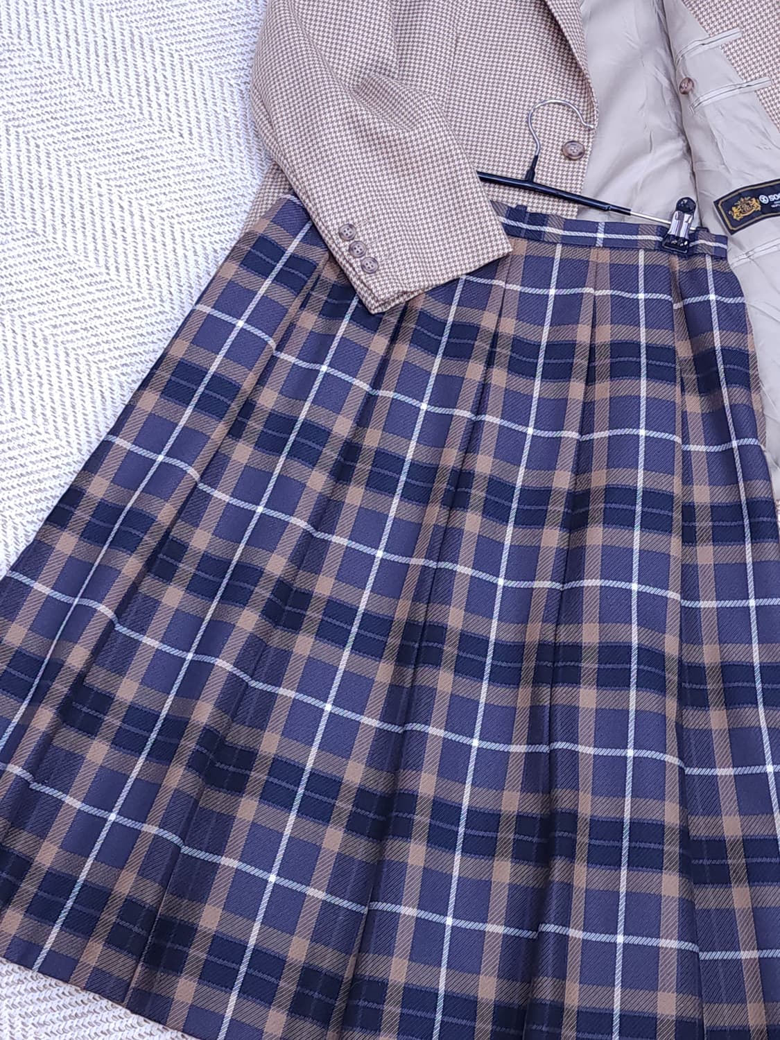 레일리안 27인치 체크스커트 상품이미지1