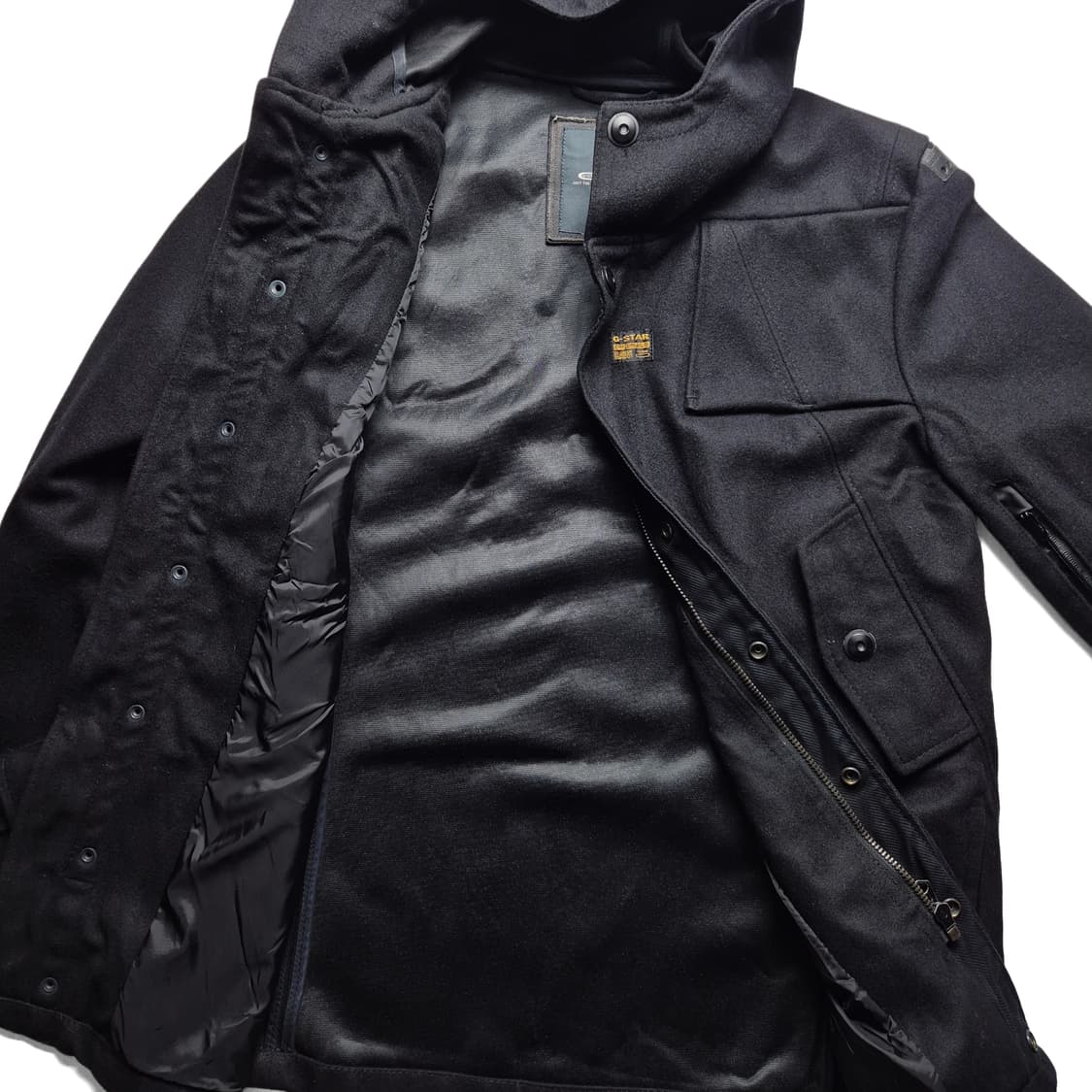 [XL] 지스타로우 울 후드코트 상품이미지8