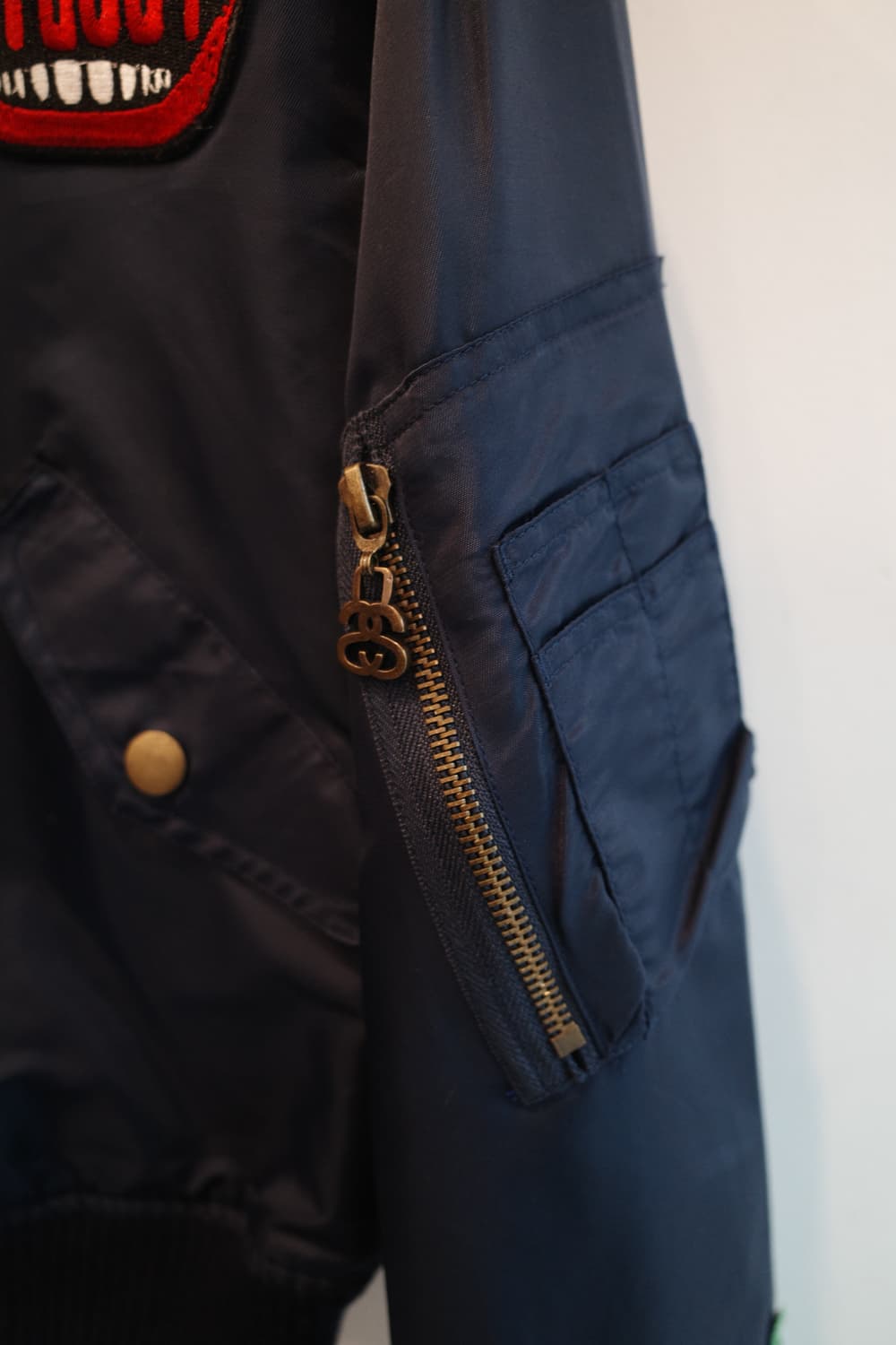 Stussy 스투시 재팬 우먼라인 패치 항공점퍼 상품이미지4