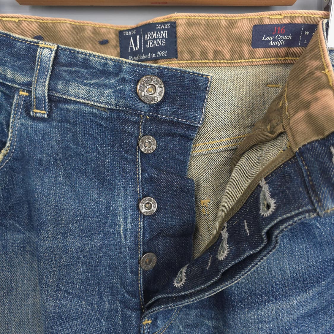아르마니 진 J16 로우 크로치 데님 팬츠 / 사이즈 32 상품이미지8