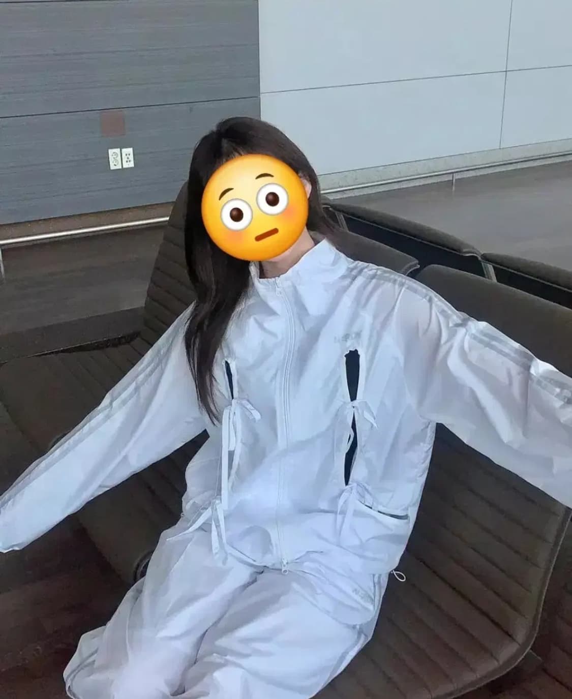 널디 우먼스 리본 타이 윈드브레이커  상품이미지4