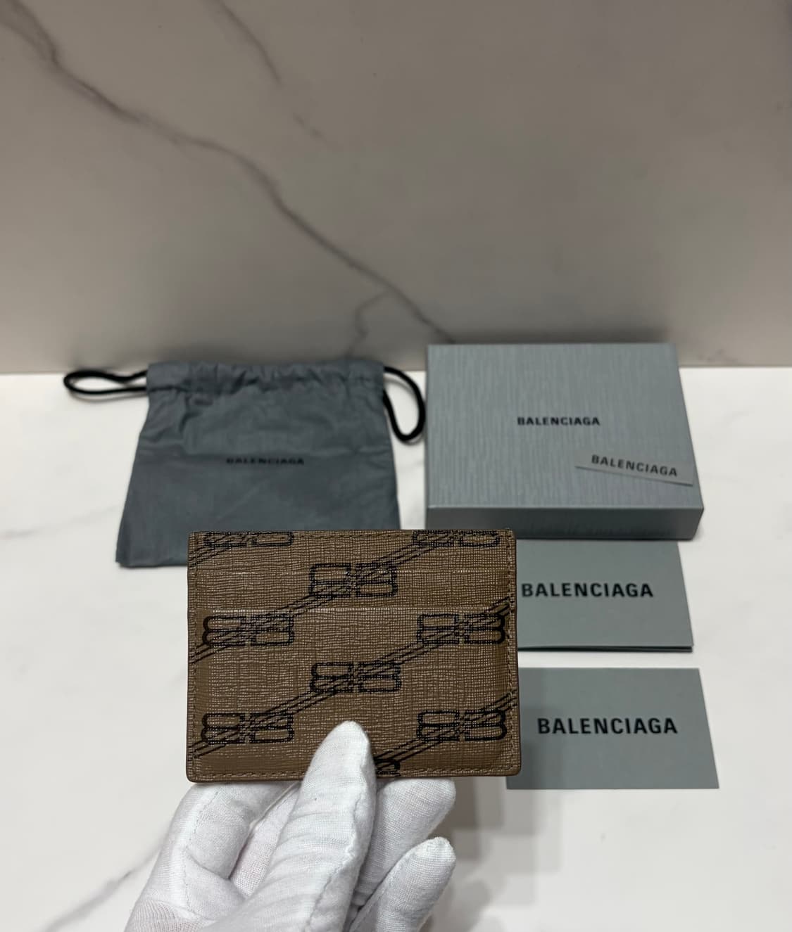 [정품] S급 발렌시아가 시그니처 카드지갑 상품이미지2