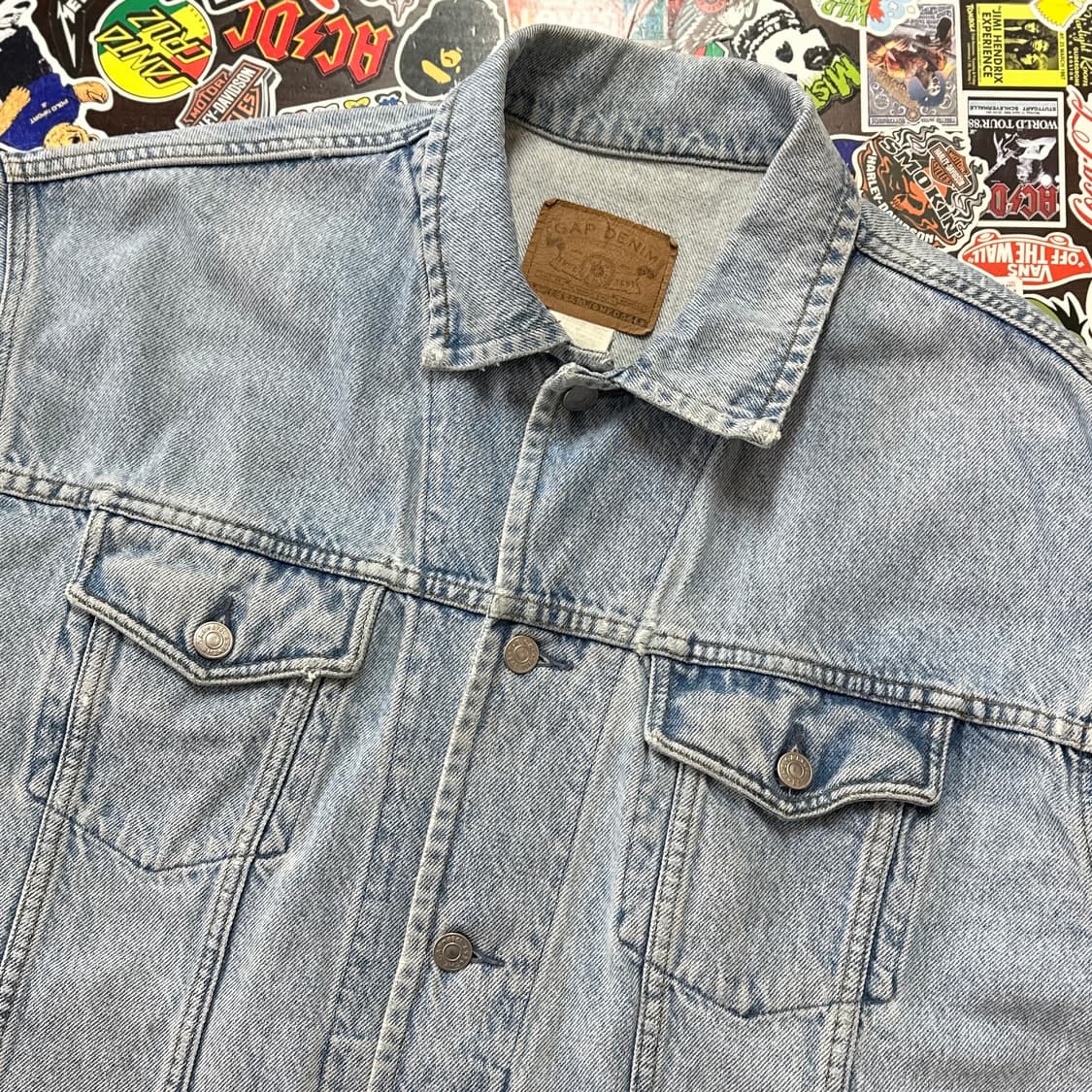 90s 올드 갭 데님 트러커 자켓 L 상품이미지3
