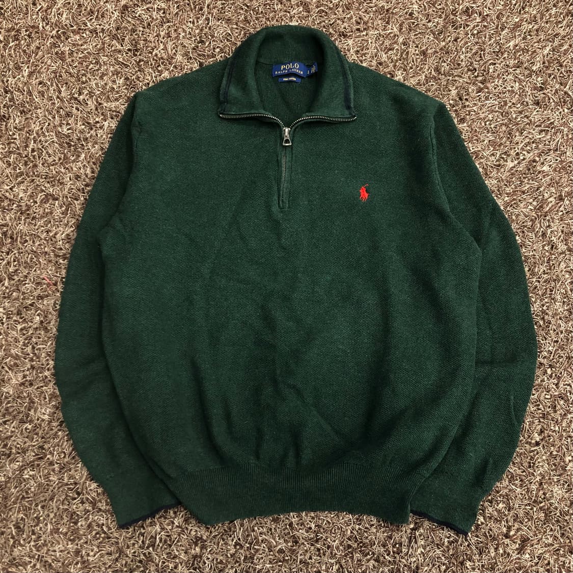 폴로 랄프로렌 피마 코튼 하프집업 니트 상품이미지2