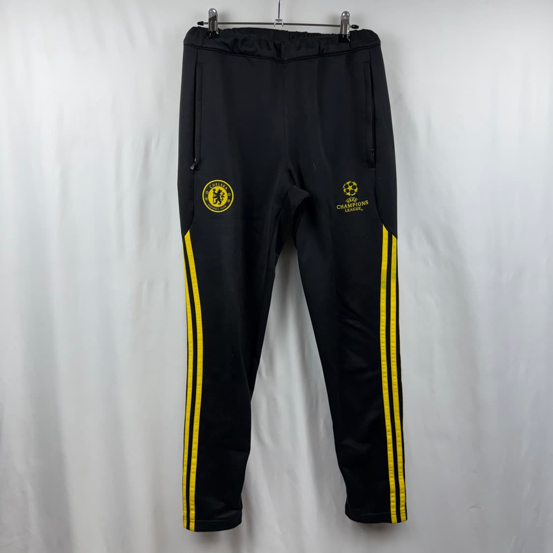 (95) 아디다스 챔피언스리그 첼시 트랙 팬트 블랙 상품이미지2