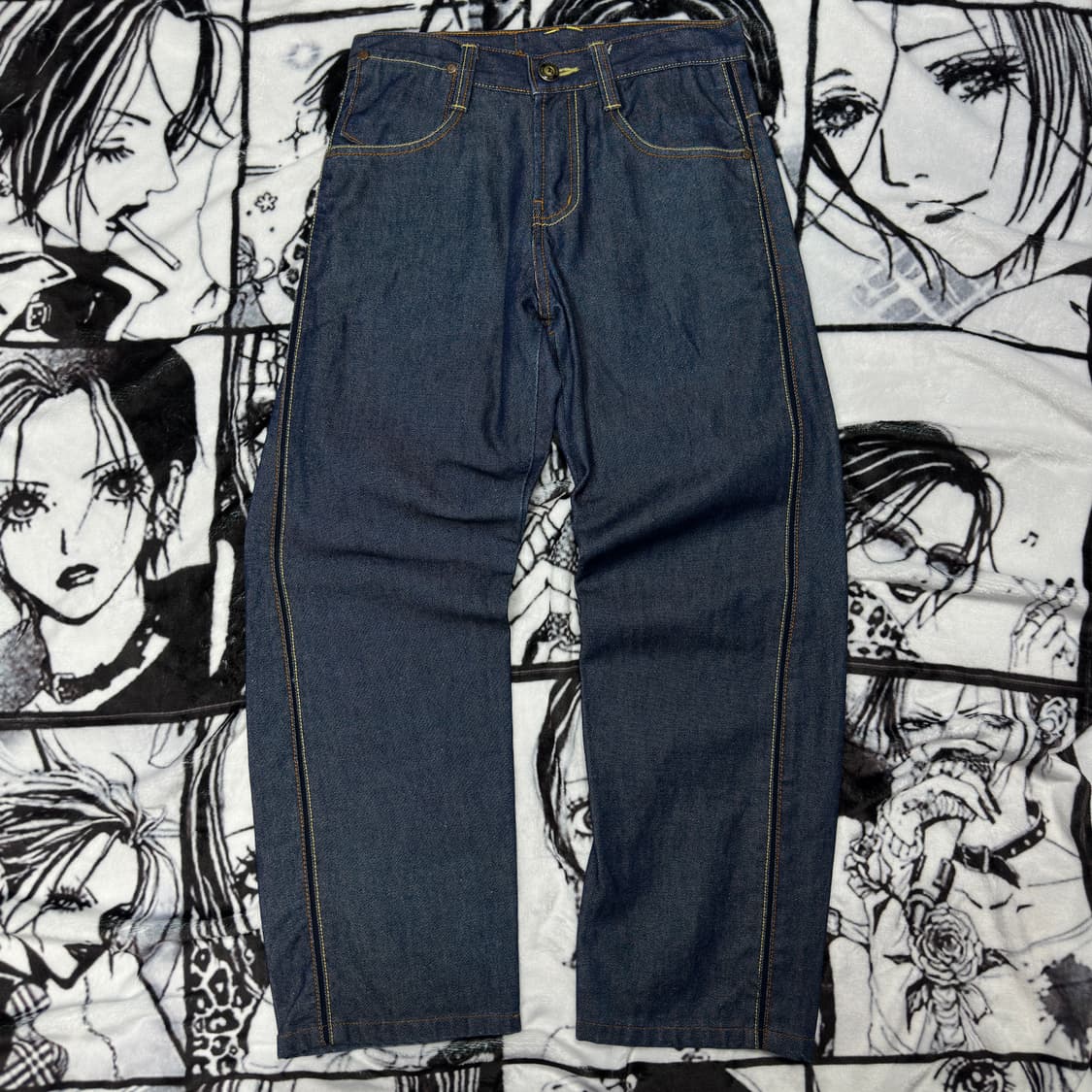 EVISU 에비수 레드 자수 팬츠 상품이미지2