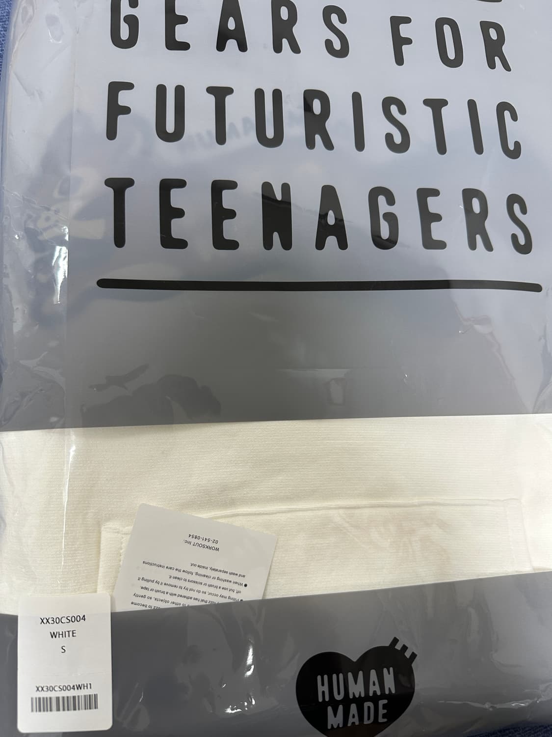 최저가 휴먼메이드 제이홉 다람쥐 후드 화이트 S 새상품 상품이미지3