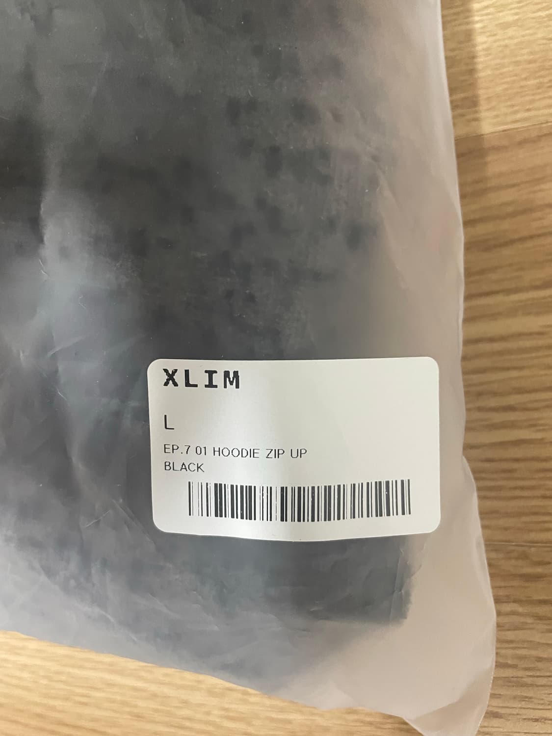 [L] XLIM EP.7 HOODIE ZIP UP BLACK 상품이미지8