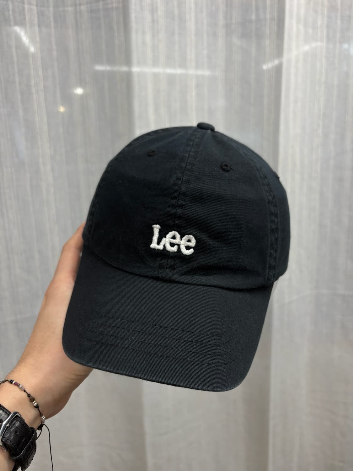 LEE 리 자수로고 볼캡 모자 Size: Free Size  상품이미지1
