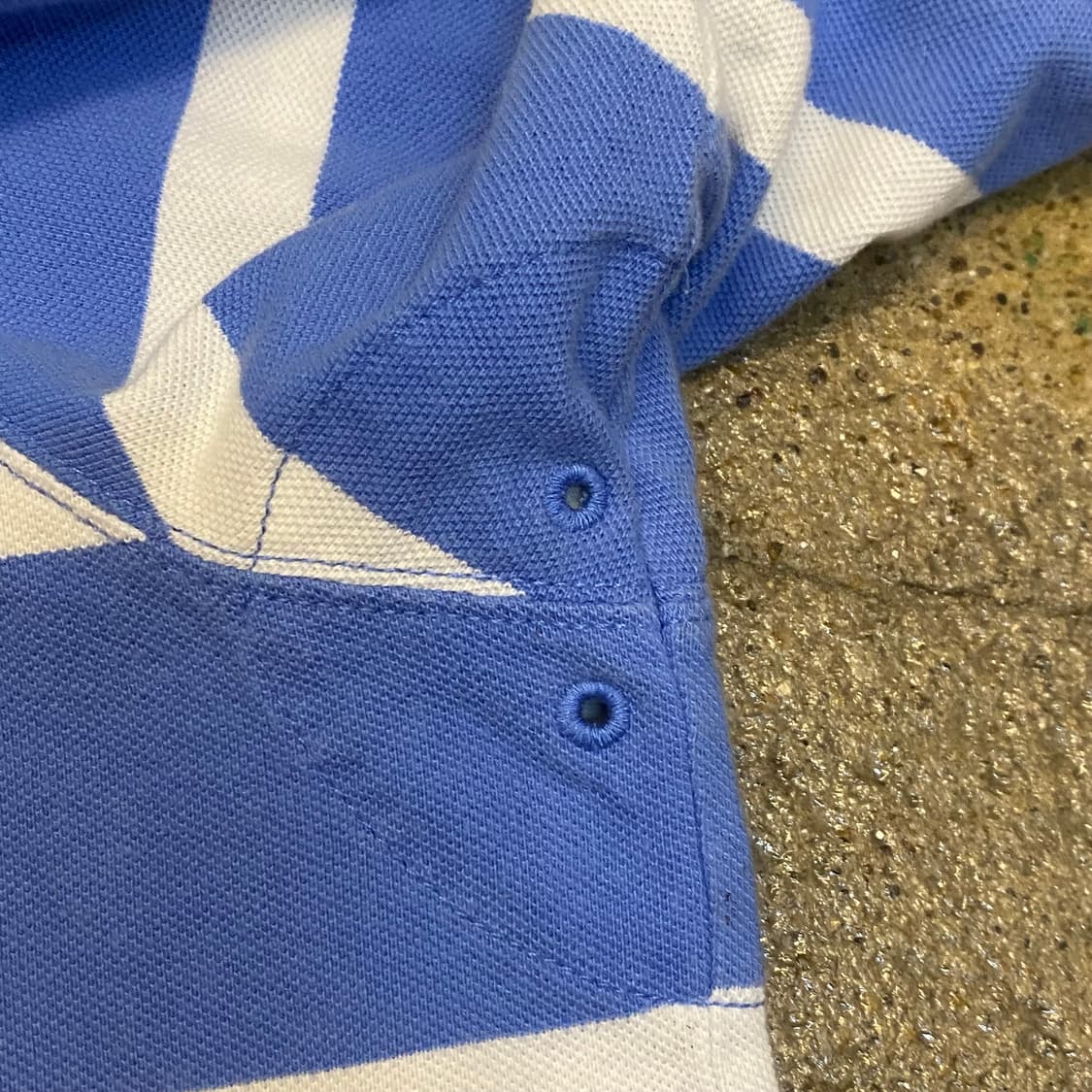 레어) 미국 빈티지 폴로 스트라이프 반팔 럭비티 반팔티 셔츠 빅사이즈 상품이미지8
