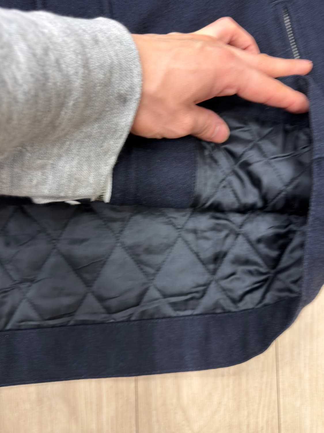 BEAMS 빔즈웨어 셰르파 자켓 M 네이비 상품이미지9