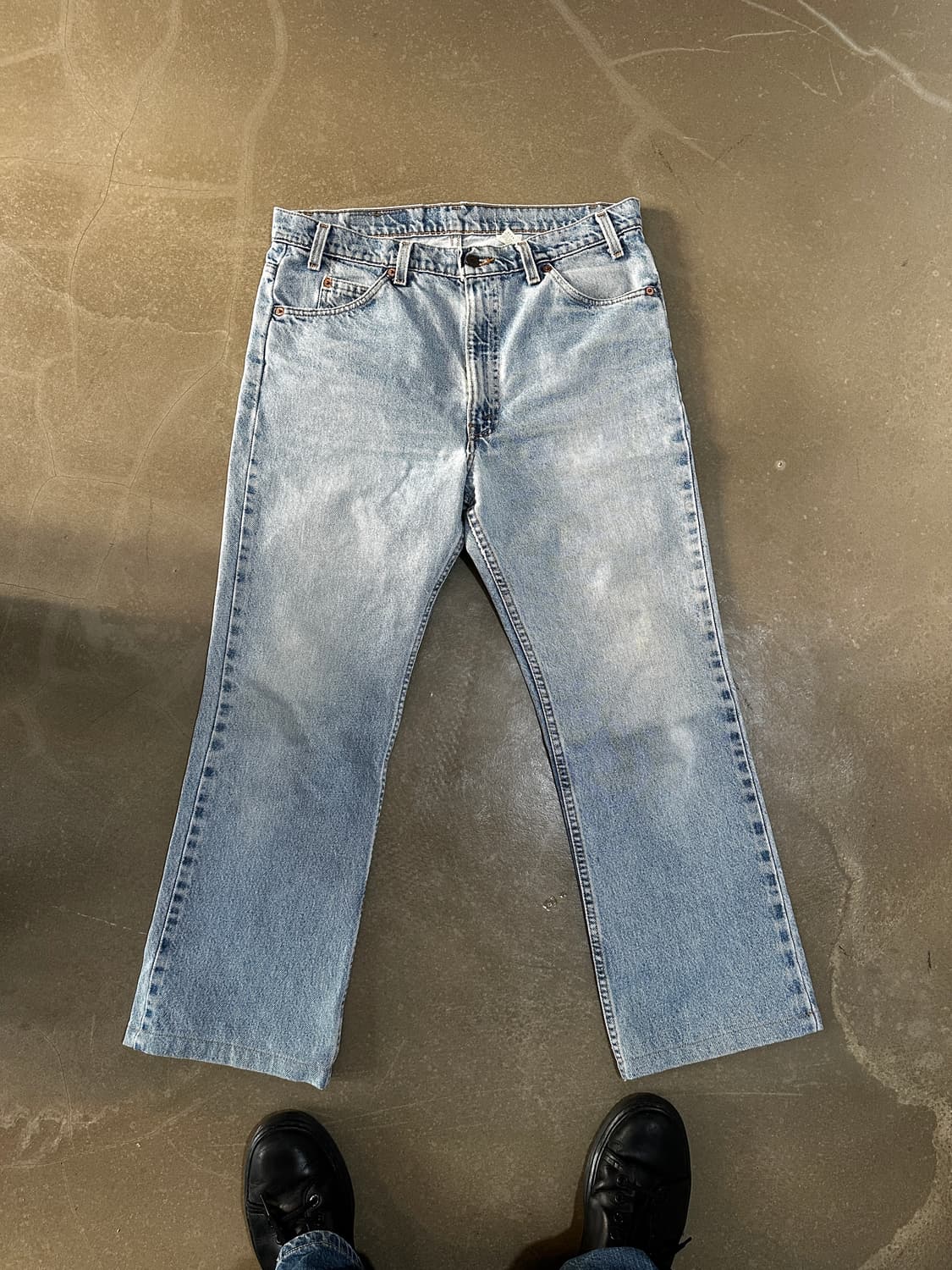 90s Levis 517 USA 오렌지탭 데님 팬츠 usa 상품이미지4