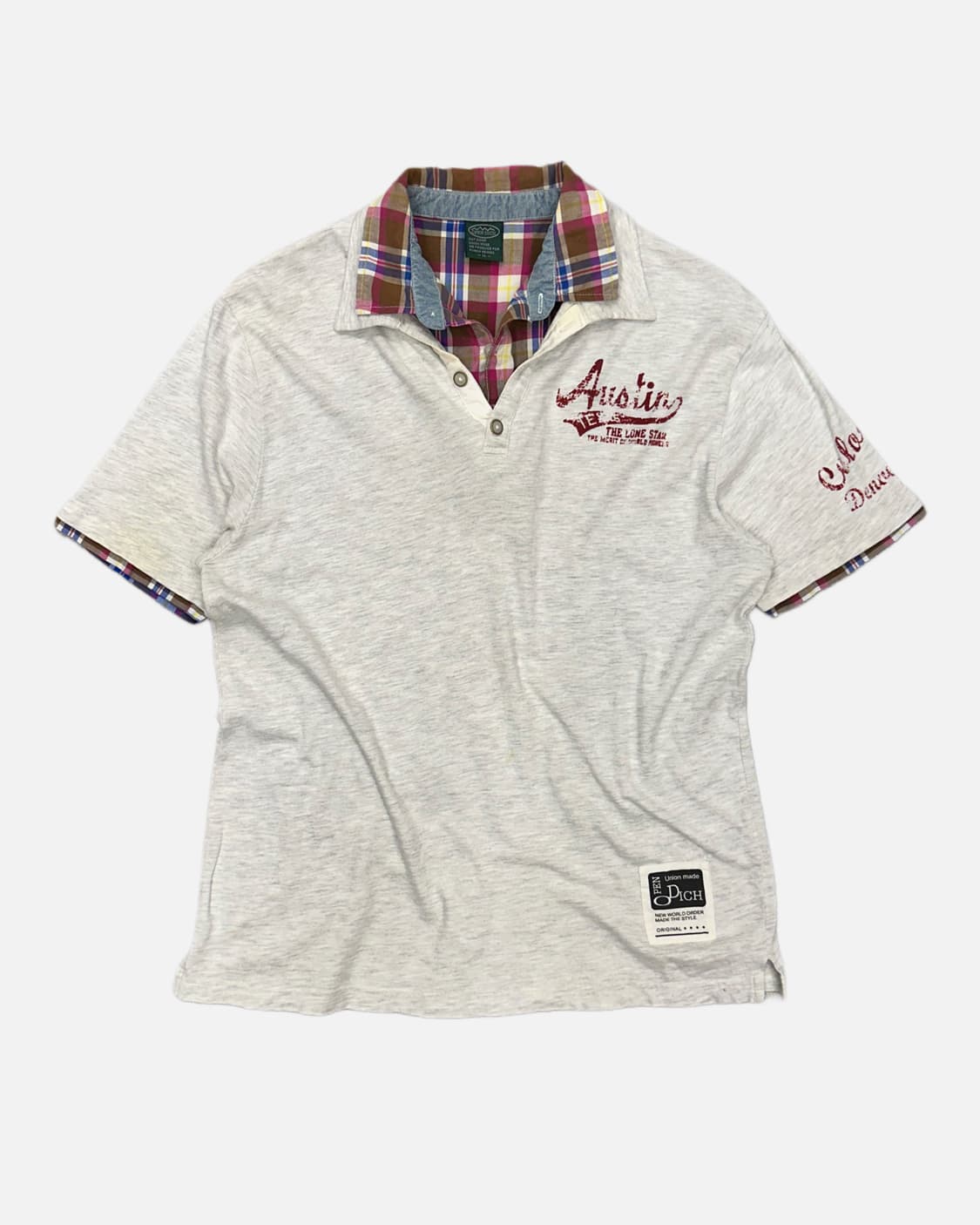 layered collar pk t-shirt 상품이미지1