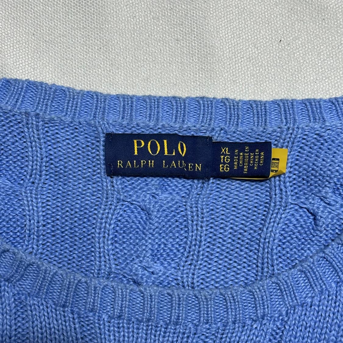 XL 폴로랄프로렌 코튼 라운드넥 케이블 니트 상품이미지4