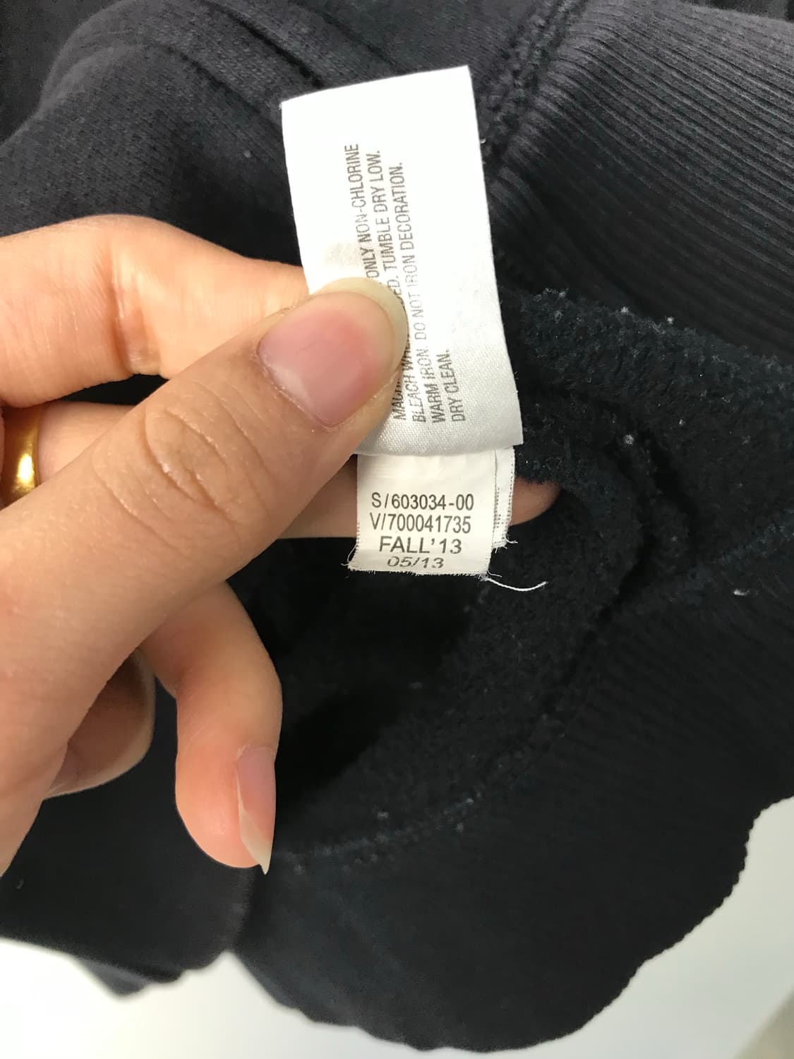 Gap 갭 블랙 후드집업 상품이미지5