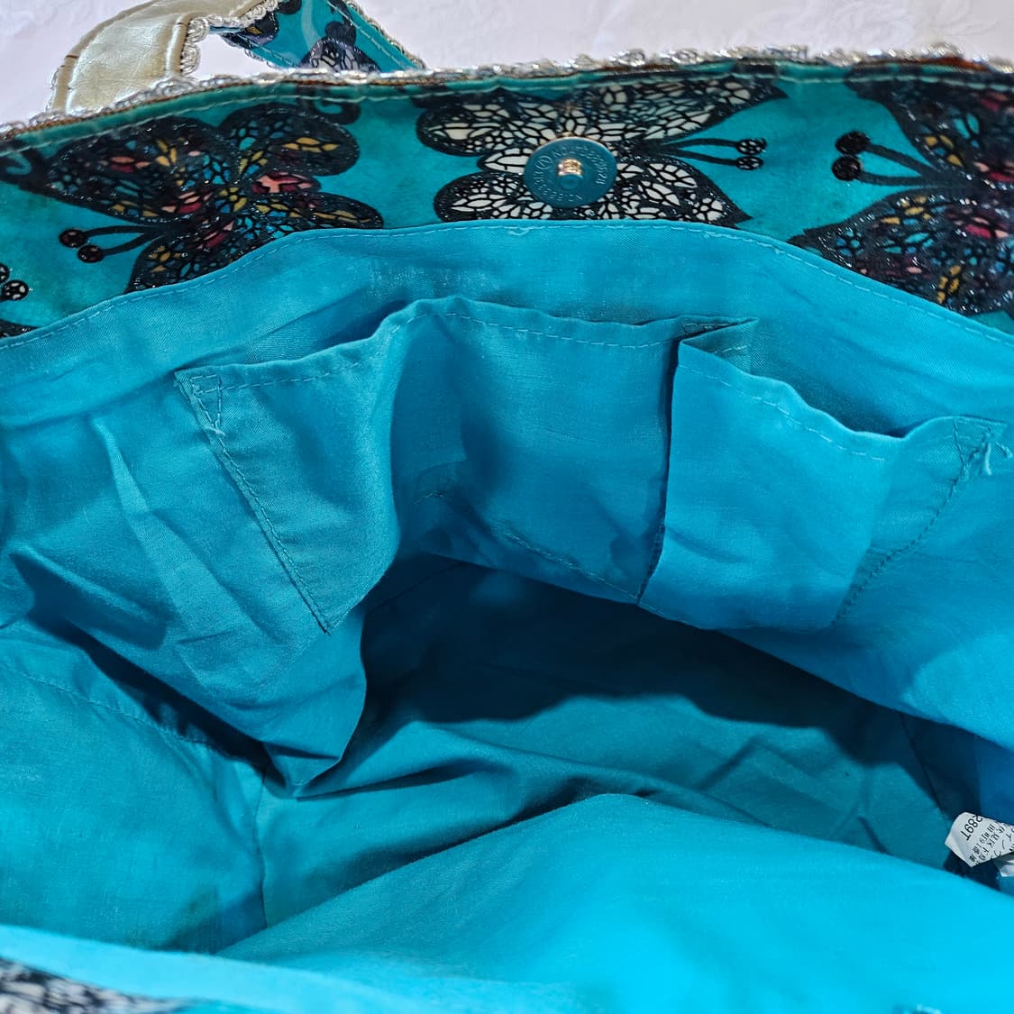 나비 프린트 토트&숄더백 상품이미지5