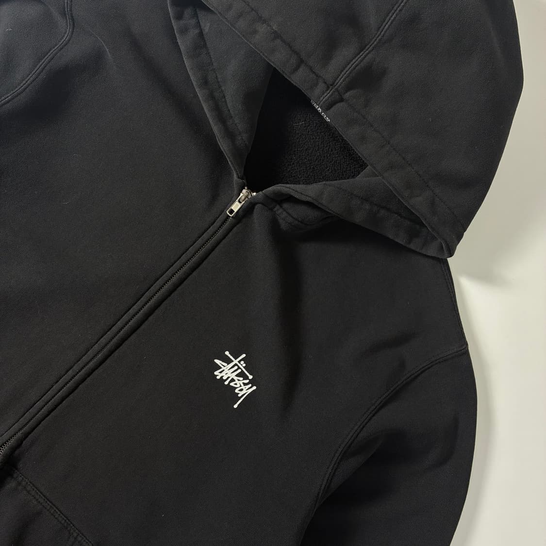 Stussy 스투시 스탁 빅로고 후드집업 상품이미지6