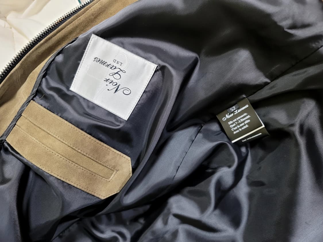 Noir Larmes 느와르 라르메스 스웨이드 자켓 베이지 52 상품이미지7