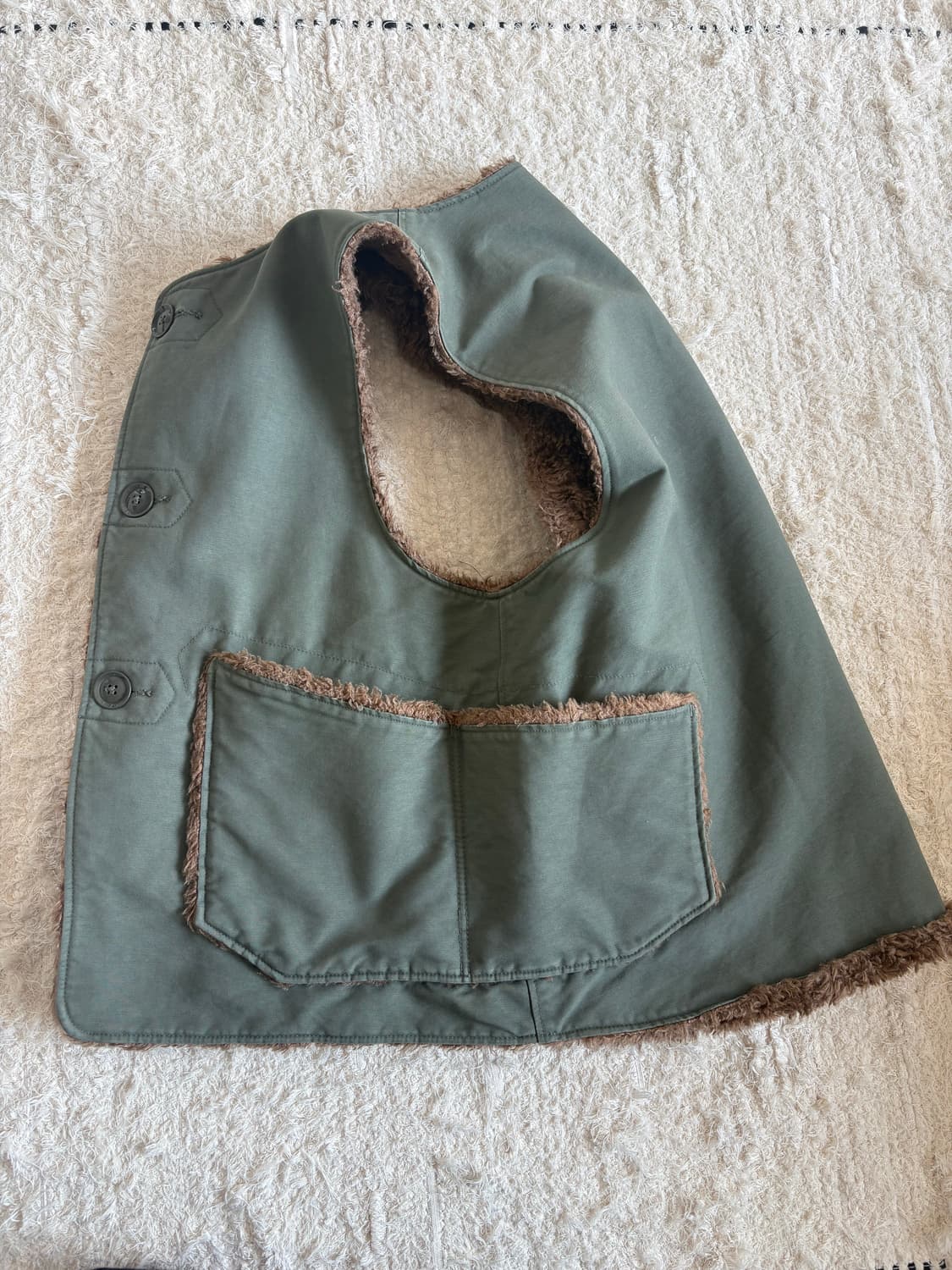 Engineered Garments 엔지니어드 가먼츠 리버시블 퍼 베스트 상품이미지8