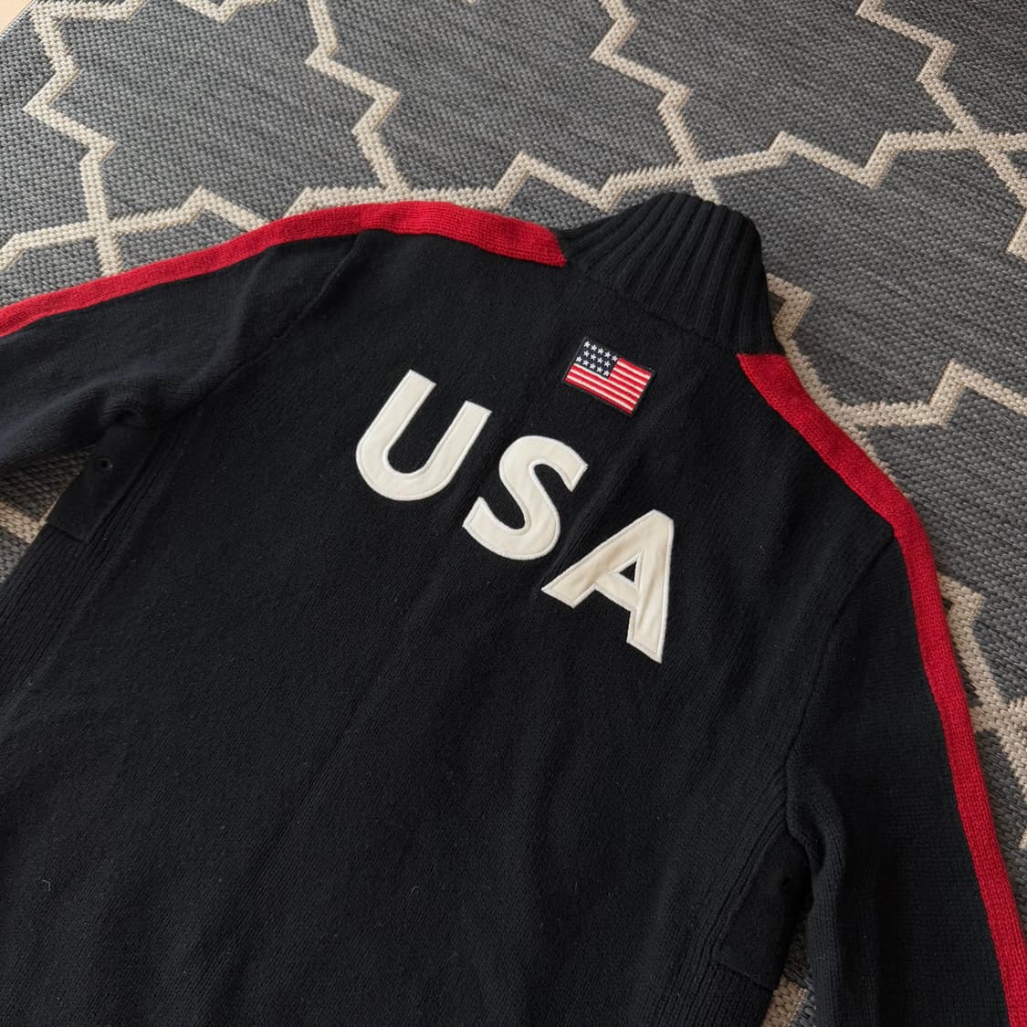 폴로 랄프로렌 빅포니 USA 투웨이 니트 집업 상품이미지2