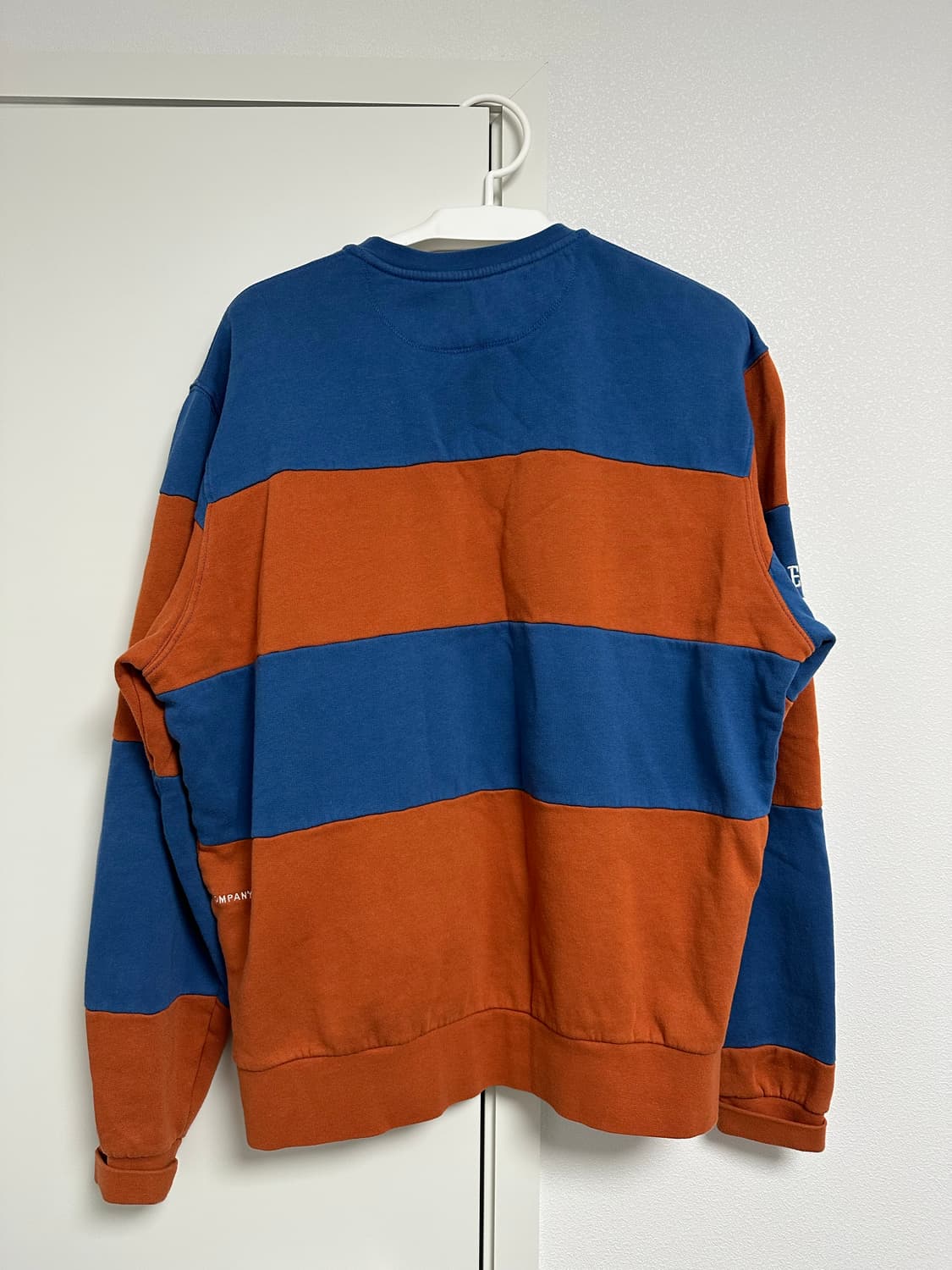 POP TRADING COMPANY 럭비티 블루 오렌지 L 판매 상품이미지2