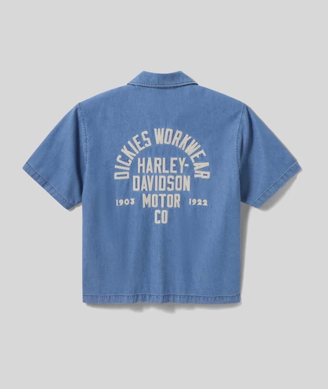 디키즈 X Harley Davidson 데님 샴브레이 셔츠 상품이미지2