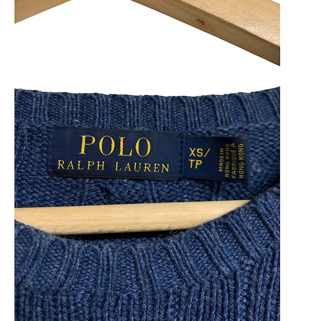 폴로 랄프로렌 100% 실크 케이블 니트 XS 상품이미지2