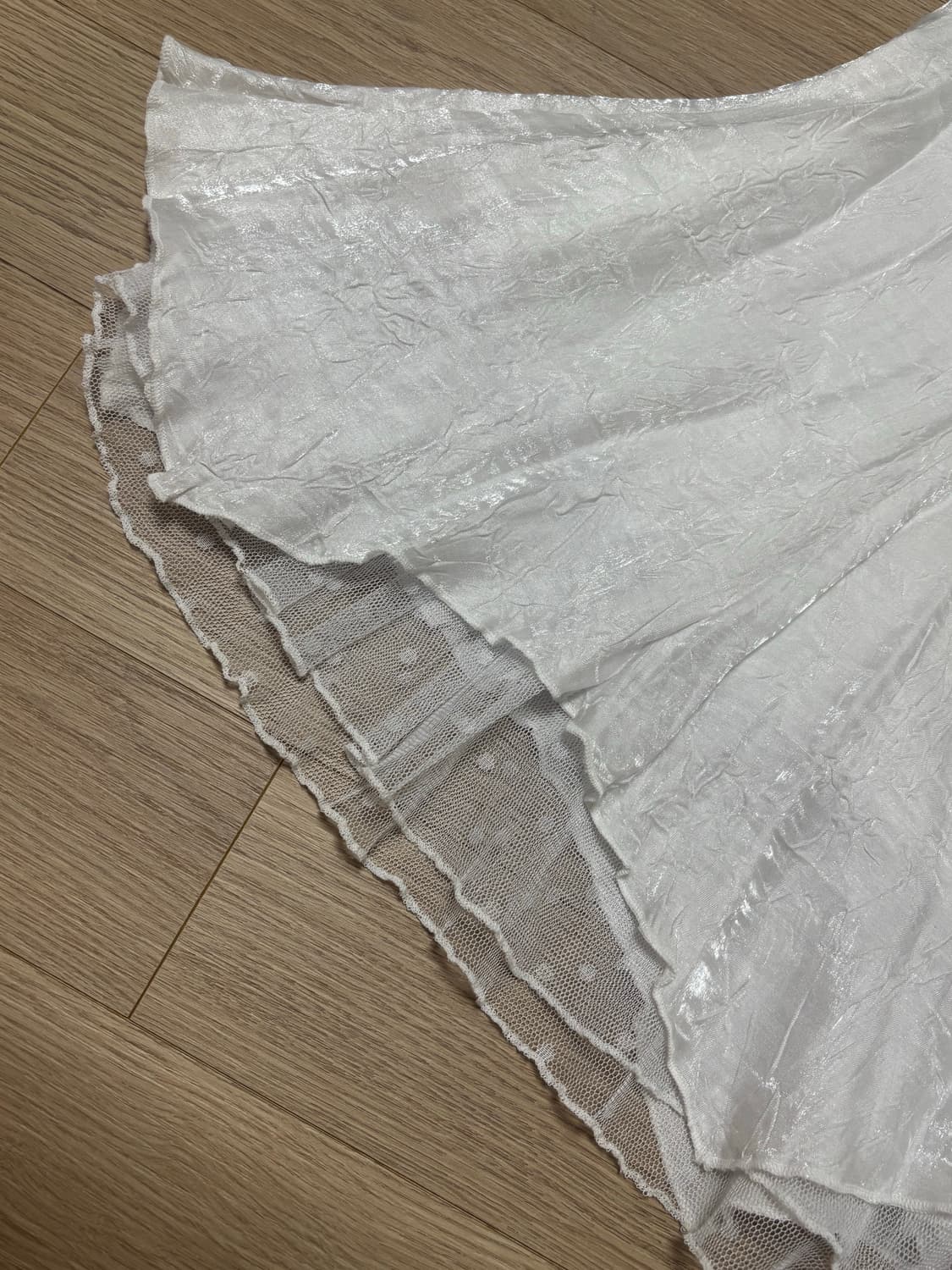 빈티지 레이어드 도트 포인트 스커트 상품이미지3