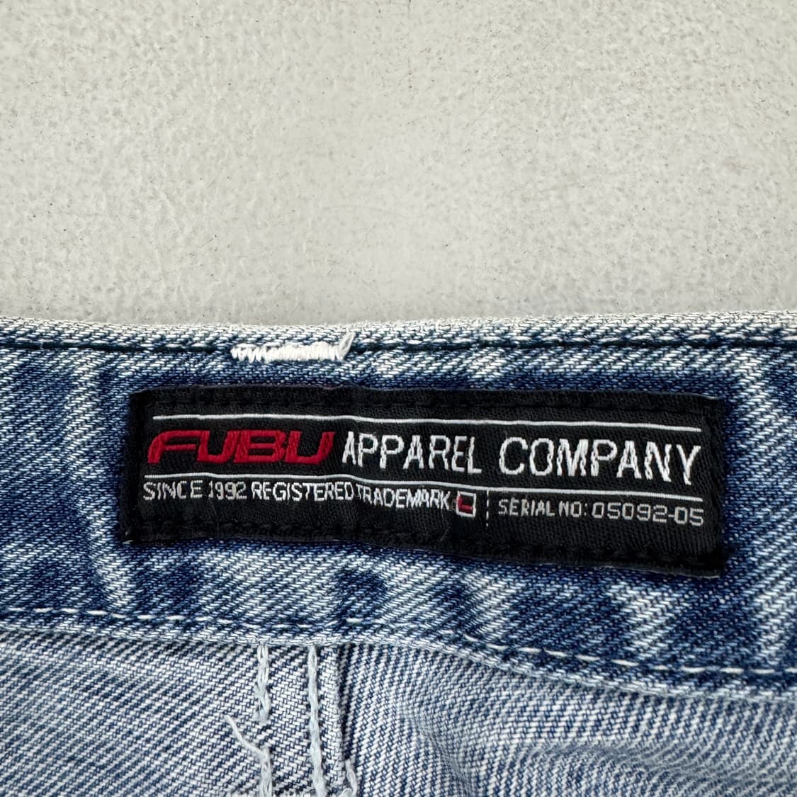 FUBU 후부 올드스쿨 힙합 데님팬츠 상품이미지7