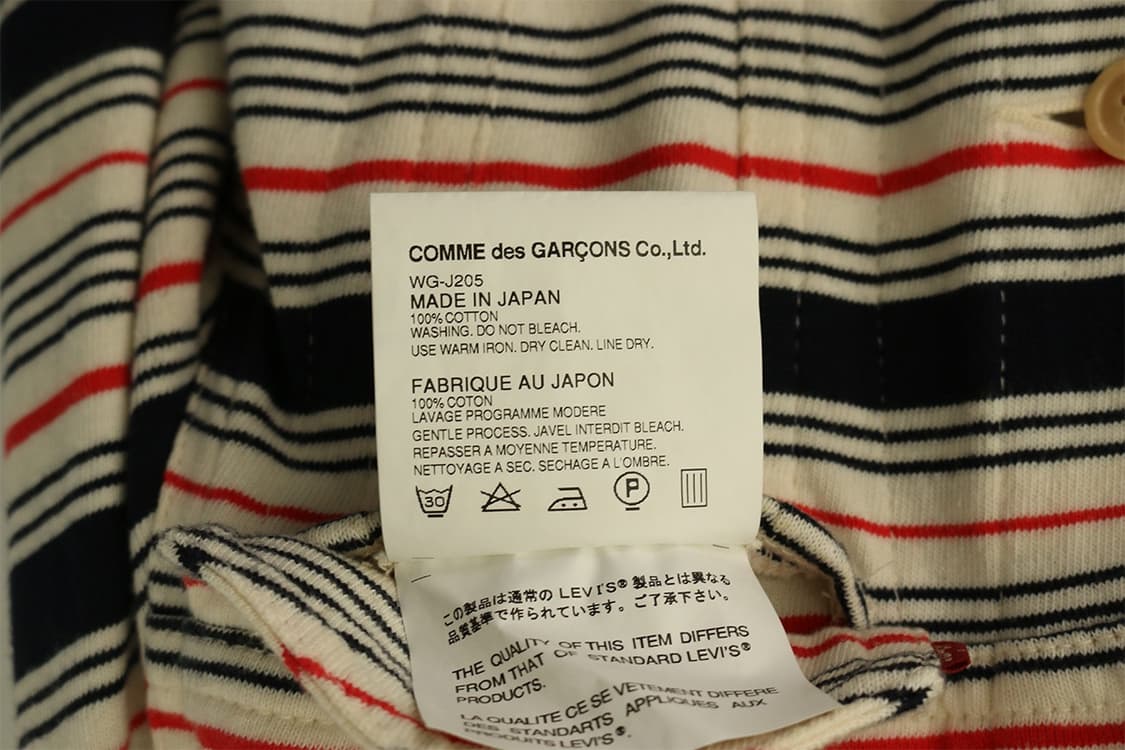 준야 와타나베 맨 X 리바이스 스트라이프 자켓 상품이미지10