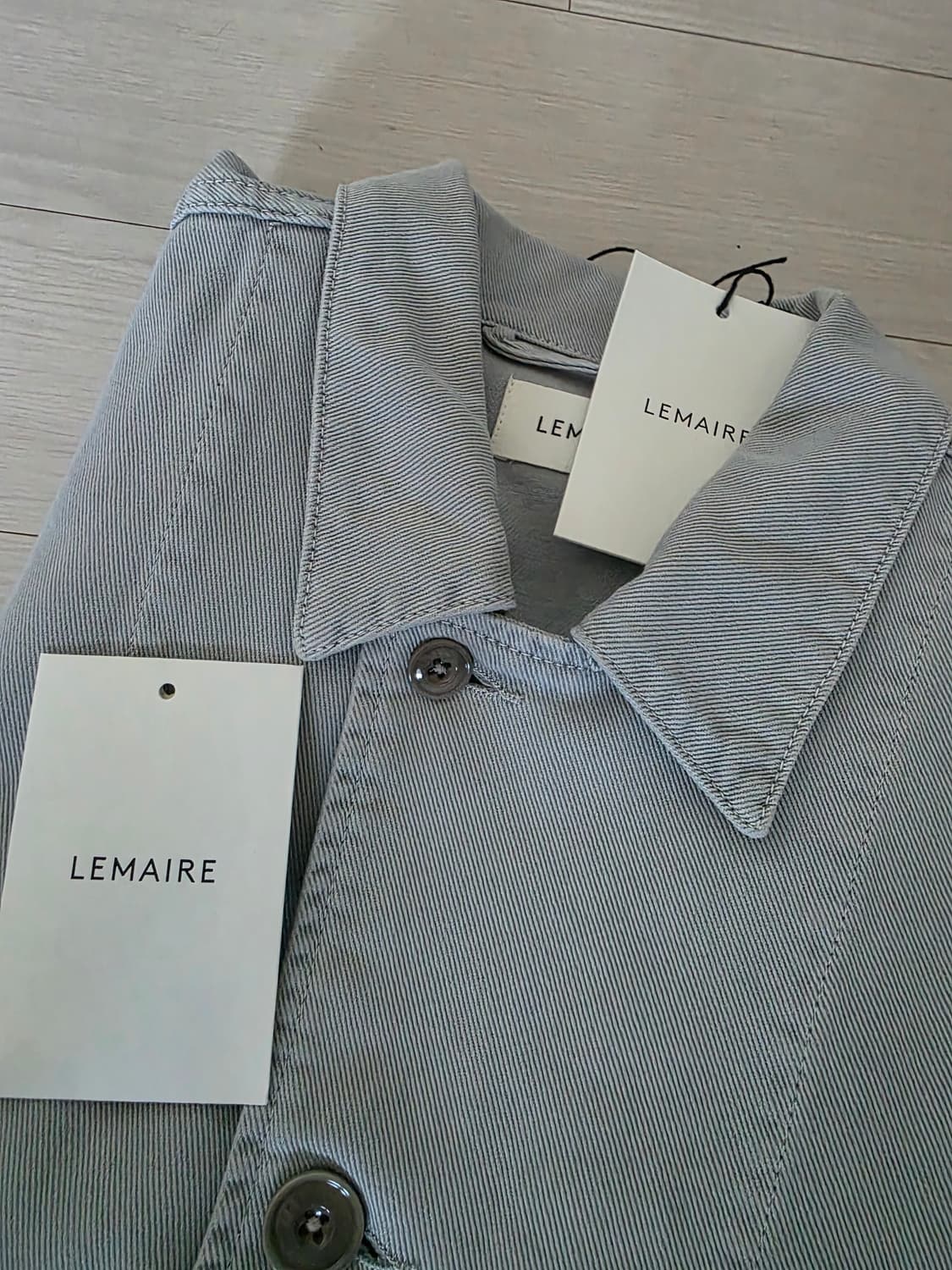 25SS 르메르 박시자켓 스노우 블루 그레이 L 상품이미지2