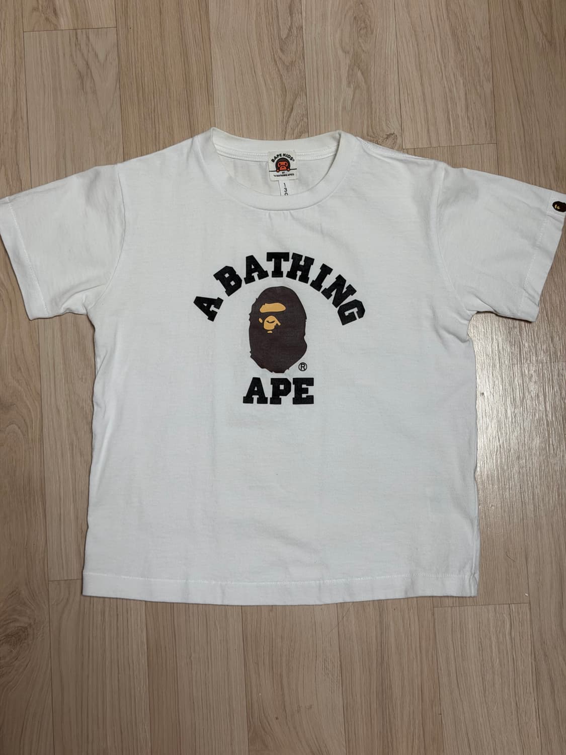 베이프 키즈 컬리지 티셔츠 130 상품이미지1