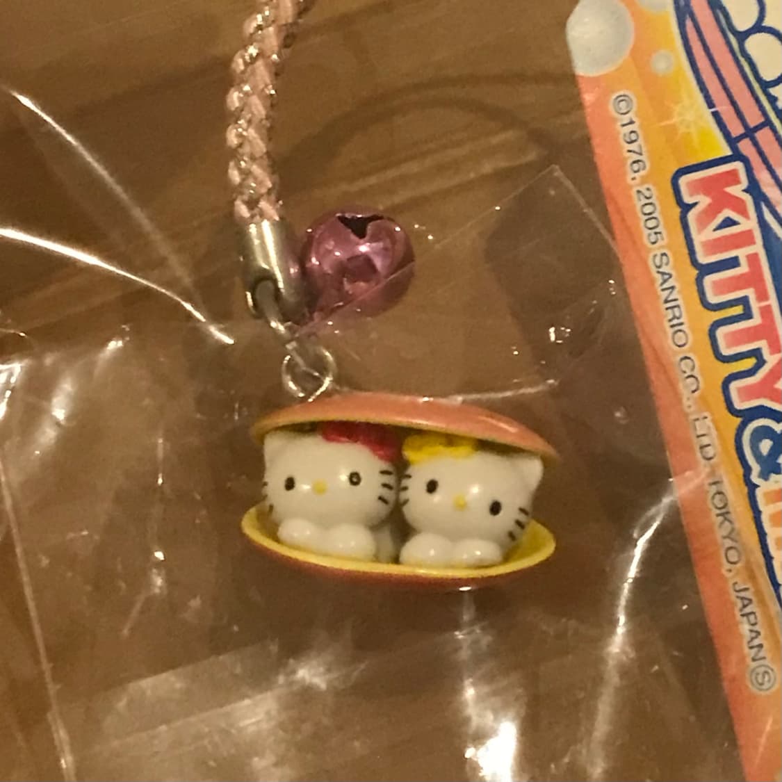 조개 쌍둥이 키티 스트랩 상품이미지2