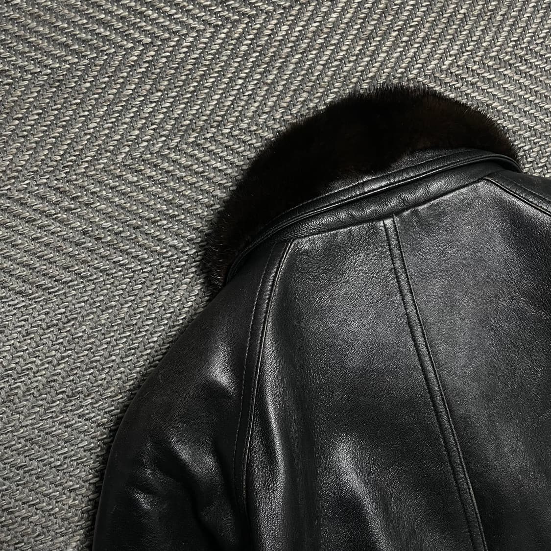 Arpeggio 아카이브 램스킨 퍼 무스탕 가죽자켓o 5256 상품이미지8