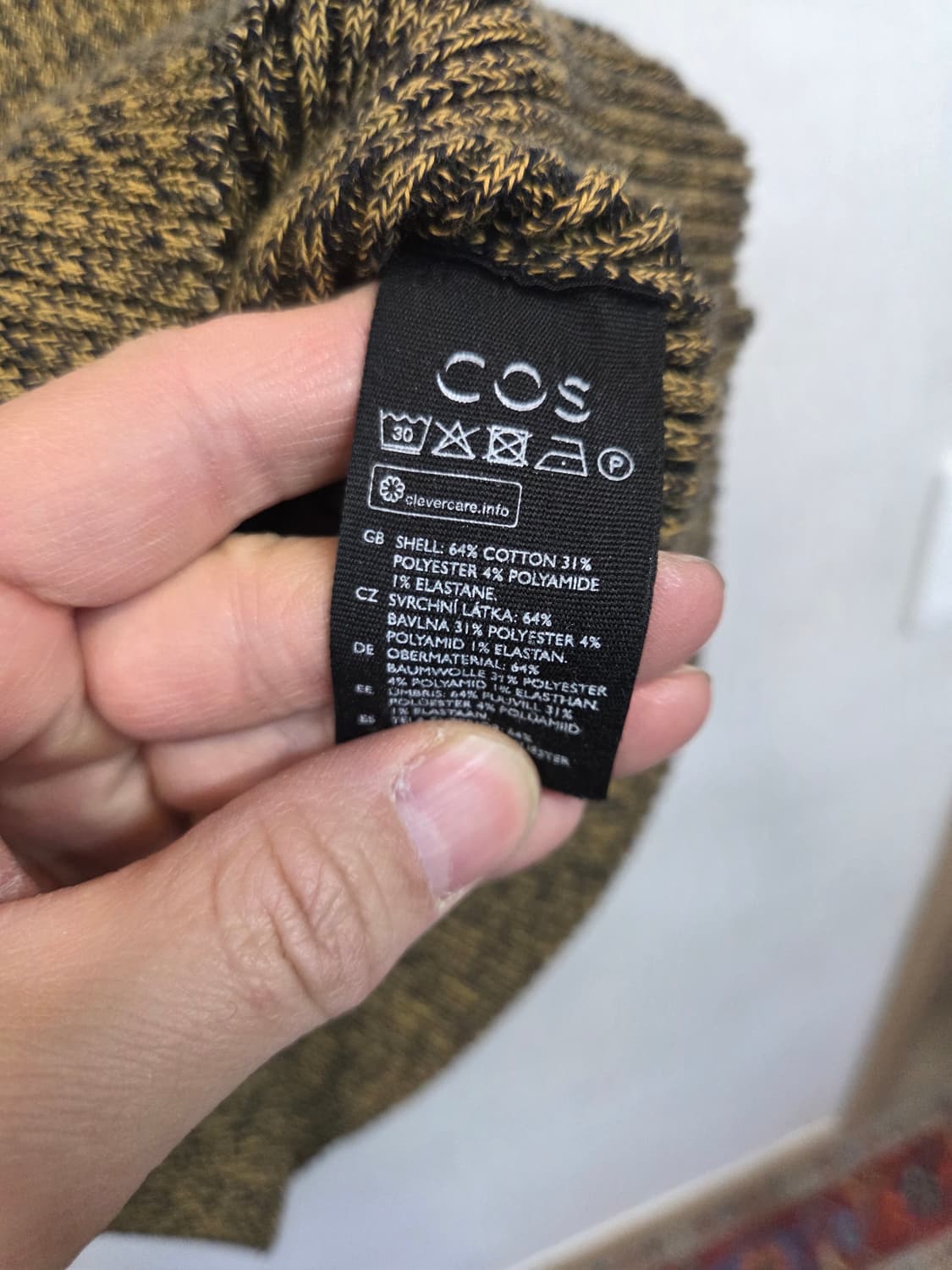 코스 여성 니트 반팔 s 상품이미지4