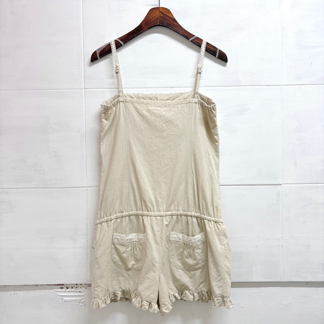 byebye 레이스 러블리 모리 자수 프릴 점프수트 M 상품이미지4