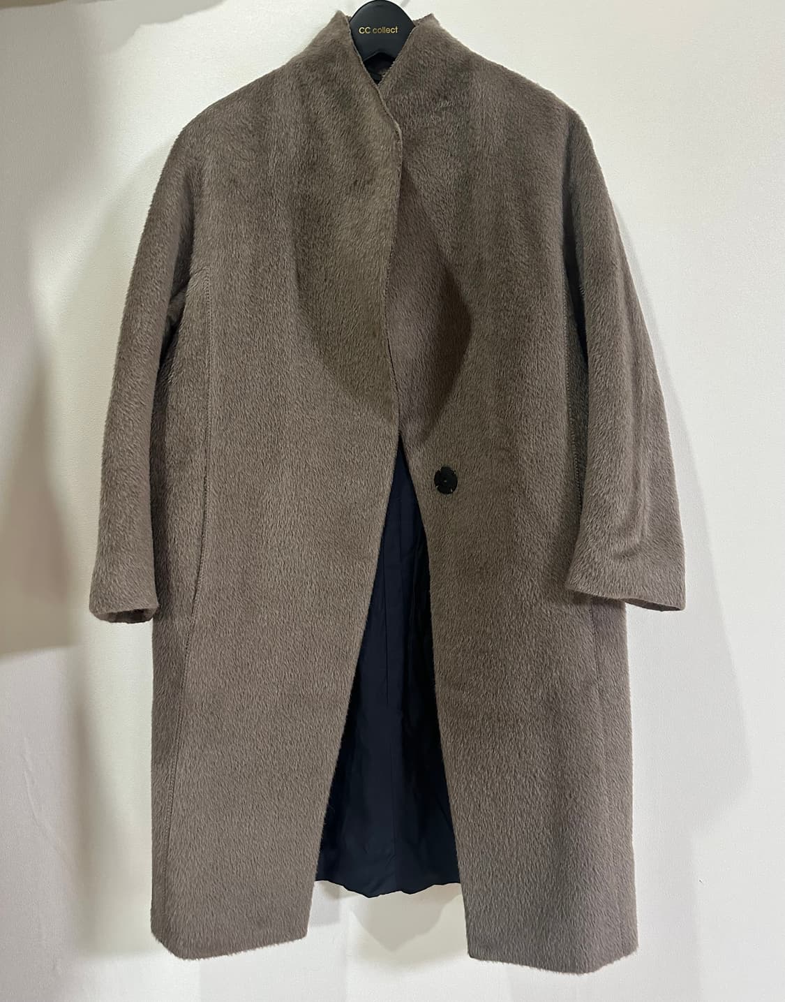 TIME 타임 울100%(베이비 라마 51프로) 코트 상품이미지3