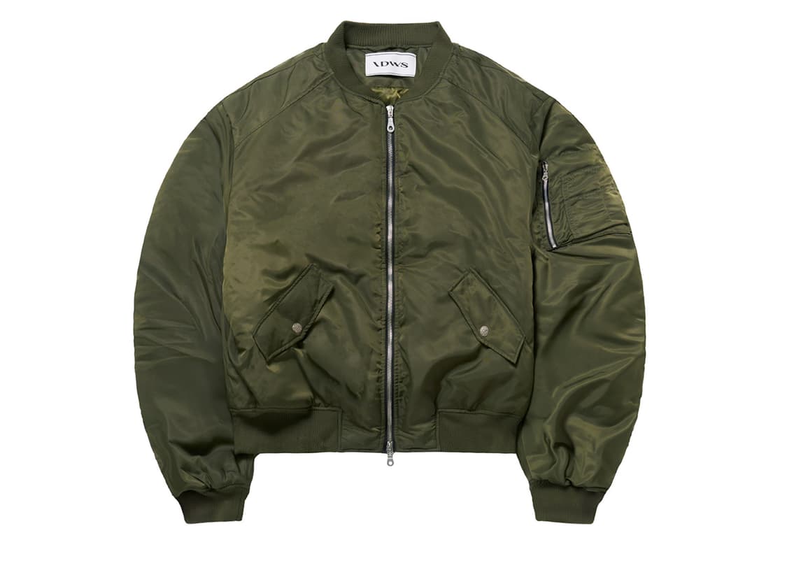 아이돈워너셀 봄버 ma-1 카키 상품이미지1