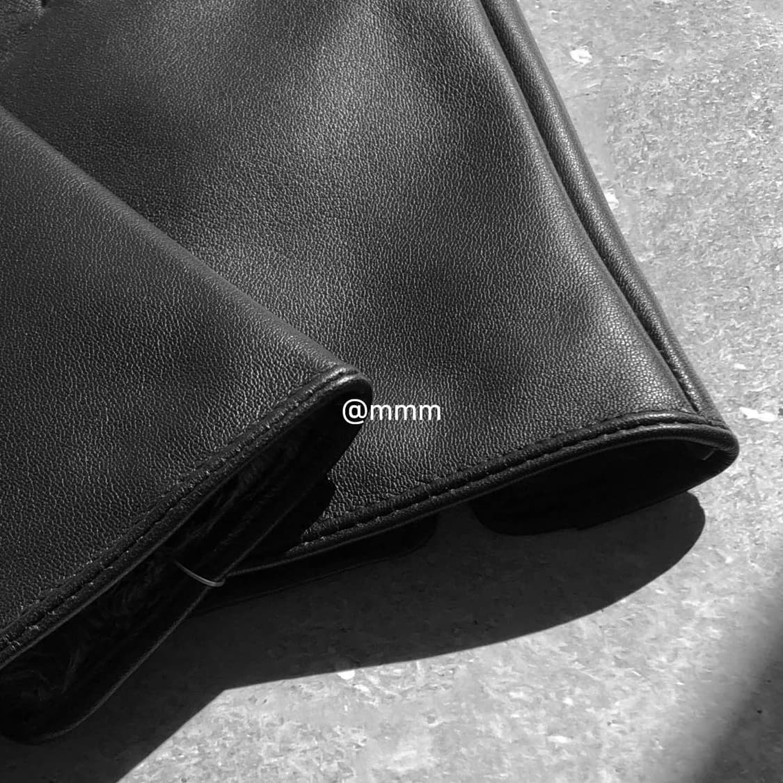 [Unisex] 램스킨 가죽 장갑 블랙 상품이미지5