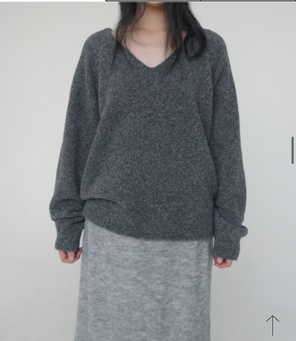브이넥 풀오버 니트 상품이미지1